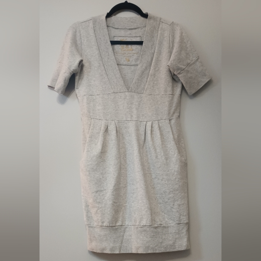 Plush & Lush Cozy‎ Gray Mini Dress S